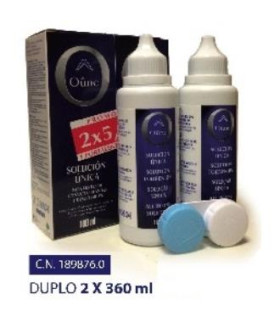 OUNE solucion unica lentillas pack 2x360ml.