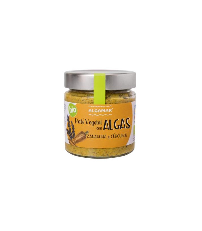 PATE DE ALGAS ZANAHORIA Y CURCUMA 180gr. BIO