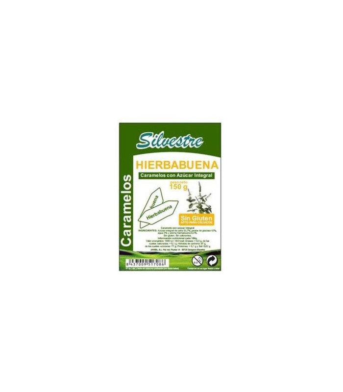 CARAMELOS DE HIERBABUENA azucar de caña 150gr.