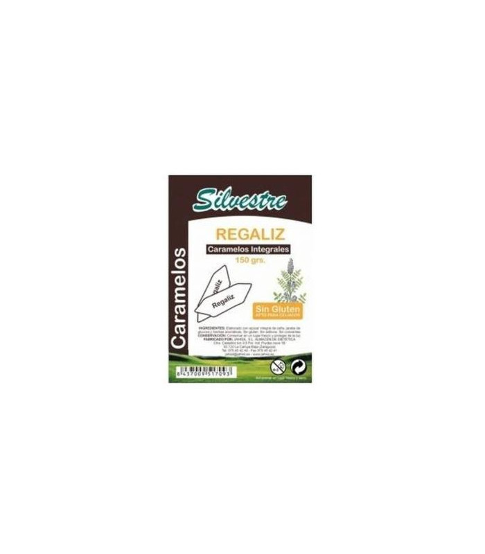 CARAMELOS DE REGALIZ azucar de caña 150gr.