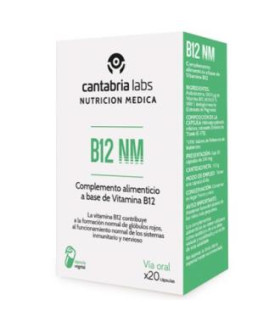 B12 NM 100mcg. 20cap.
