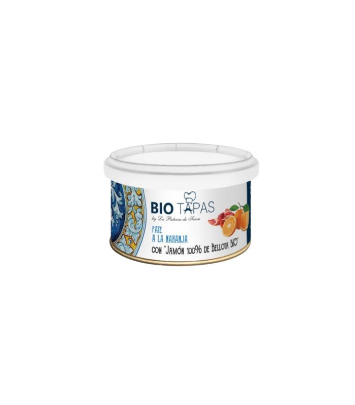 PATE BIO NARANJA - JAMON BELLOTA 100%. LATA 100GR.