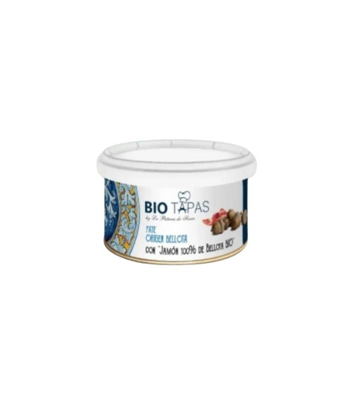 PATE BIO ORIGEN BELLOTA 100%. LATA 100GR.