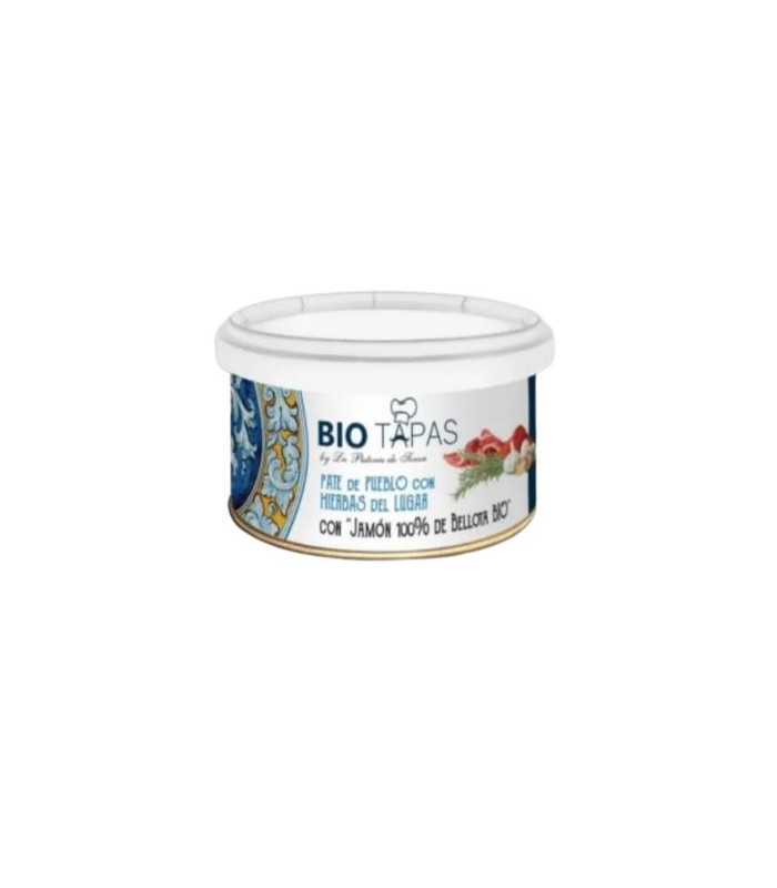PATE BIO FINAS HIERBAS-JAMON BELLOTA 100% 100GR.