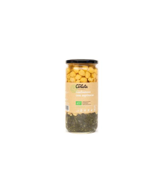 GARBANZOS con espinacas 720gr. ECO  SG
