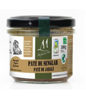 PATE DE CERDO JABALI 100gr. ECO SG