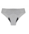 BRAGUITA MENSTRUAL ALGODON ORGANICO-BAMBU-GRIS-XS