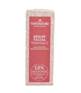 SERUM FACIAL VIT C-HIALURONICO-ROSA MOSQUETA 30ml.