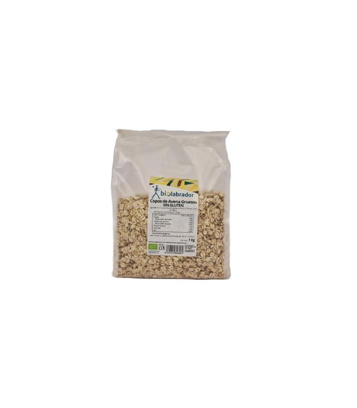 COPOS DE AVENA GRUESOS SIN GLUTEN 1kg