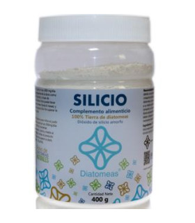 SILICIO 100% oral  Tierras de Diatomeas 400gr.