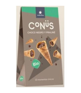 CONUS CHOCOLATE NEGRO Y PRALINE 10udsx70gr. BIO
