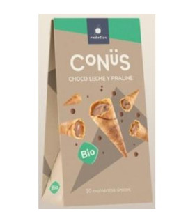 CONUS CHOCOLATE LECHE Y PRALINE 10udsx70gr. BIO