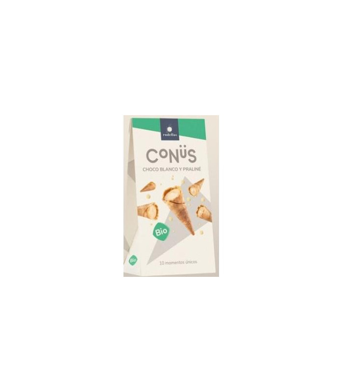 CONUS CHOCOLATE BLANCO Y PRALINE 10udsx70gr. BIO