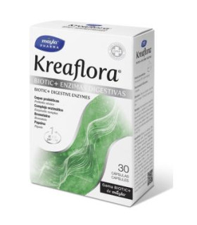 KREAFLORA biotic+enzimas digestivas 30cap.
