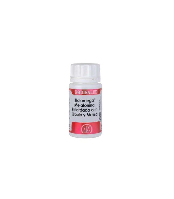 HOLOMEGA MELATONINA retard con LUPULO Y MELISA 50c