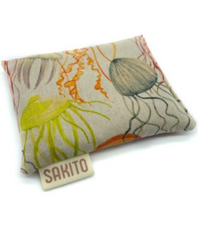 SACO TERMICO BEBE semillas medusas 15x10 1ud