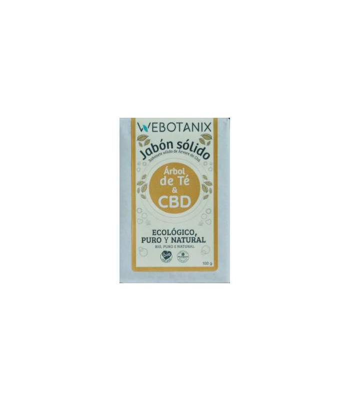 JABON SOLIDO CBD-ARBOL DE TE 100gr BIO VEGAN