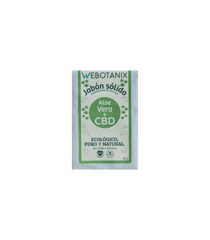 JABON SOLIDO CBD-ALOE VERA 100gr BIO VEGAN