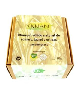CHAMPU SOLIDO CABELLO GRASO romero y ortiga 70gr.