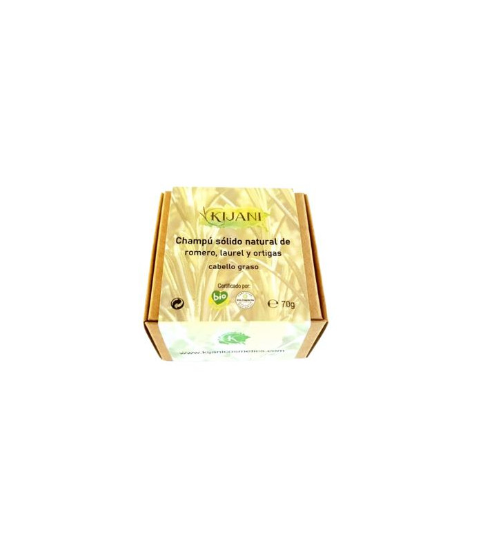 CHAMPU SOLIDO CABELLO GRASO romero y ortiga 70gr.