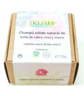 CHAMPU SOLIDO CABELLO SECO leche de cabra 70gr.