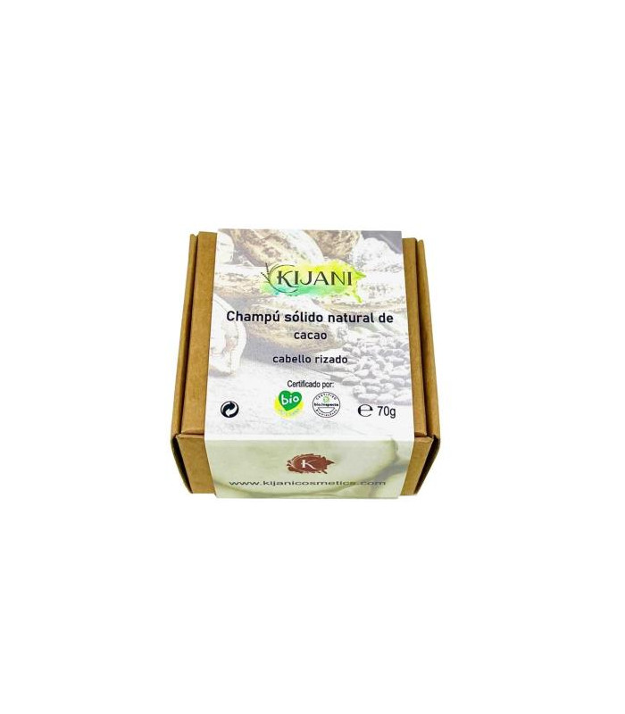 CHAMPU SOLIDO CABELLO RIZADO cacao 70gr