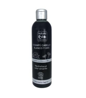 CHAMPU CABELLO BLANCO Y GRIS gardenia-aciano 250ml