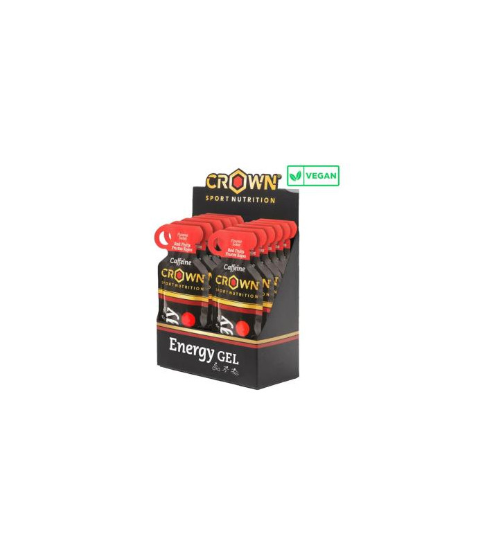 ENERGY GEL FRUTOS ROJOS + CAFEINA 12 X 40G