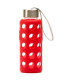 BOTELLA BOROSILICATO con silicona rojo 300ml. BBO6