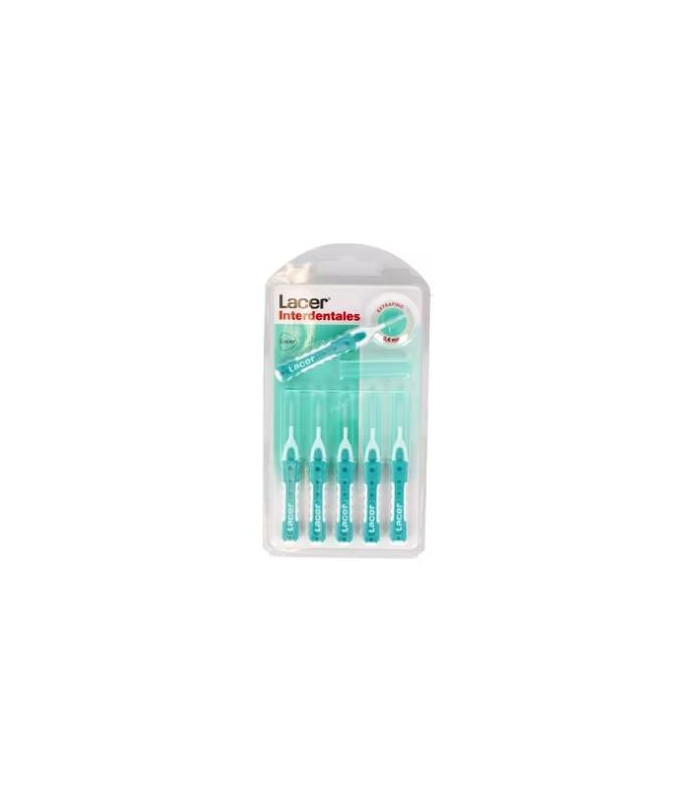INTERDENTAL LACER EXTRAFINO recto turquesa 6ud.