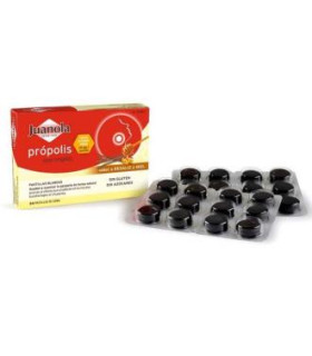 JUANOLA PASTILLAS PROPOLIS regaliz-miel 24ud.
