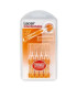 INTERDENTAL LACER EXTRAFINO recto suave naranj 10u