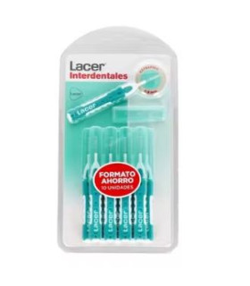 INTERDENTAL LACER EXTRAFINO recto turquesa 10ud.