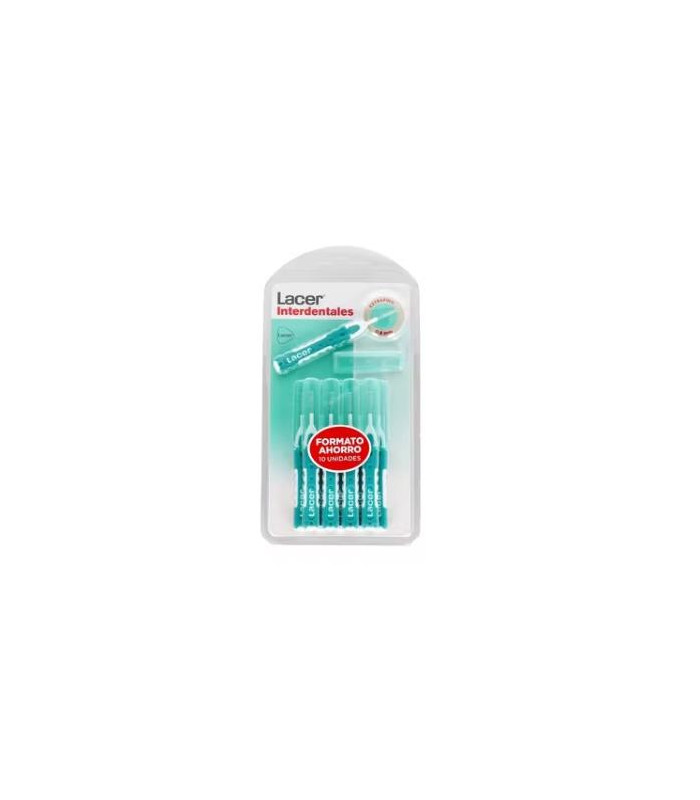 INTERDENTAL LACER EXTRAFINO recto turquesa 10ud.