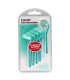INTERDENTAL LACER EXTRAFINO angular turquesa 10ud.