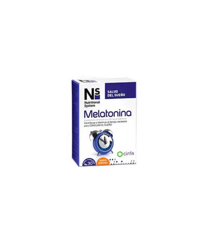 NS MELATONINA 1,95 MG 30comp masticables naranja