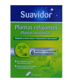 SUAVIDOR plantas relajantes 45cap.