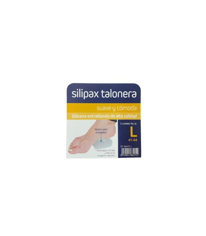 SILIPAX TALONERA silicona T/L 2un