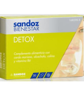 SANDOZ BIENESTAR DETOX 30 caps