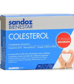 SANDOZ BIENESTAR COLESTEROL 30 caps