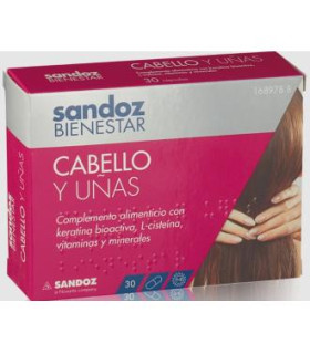SANDOZ BIENESTAR CABELLO Y UÑAS 30 caps