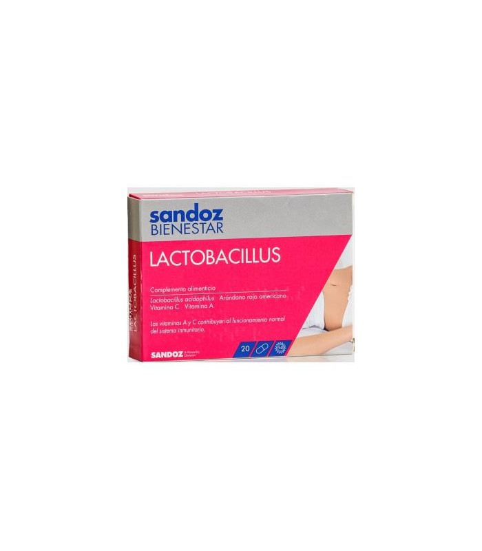 SANDOZ BIENESTAR LACTOBACILLUS 20 caps
