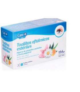 CARE+ TOALLITAS OFTALM STADA EST 30ud
