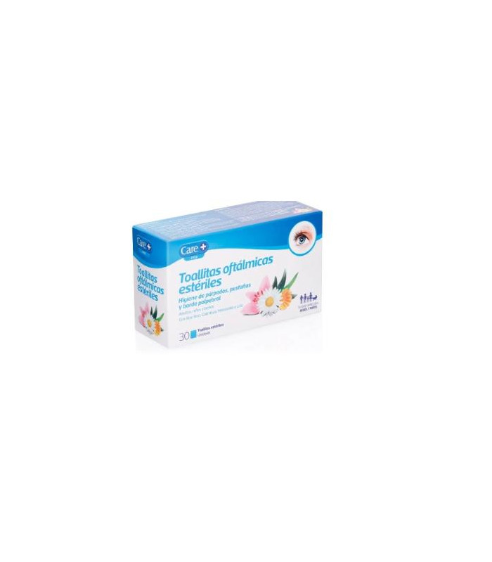 CARE+ TOALLITAS OFTALM STADA EST 30ud