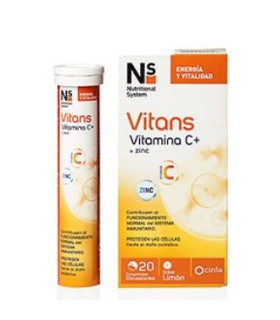 NS VITANS VITAMINA C+ZINC 20 comp eferv limon