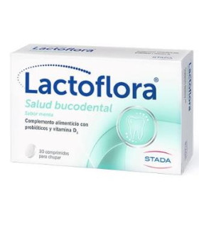 LACTOFLORA SALUD BUCODENTAL menta 30 comp
