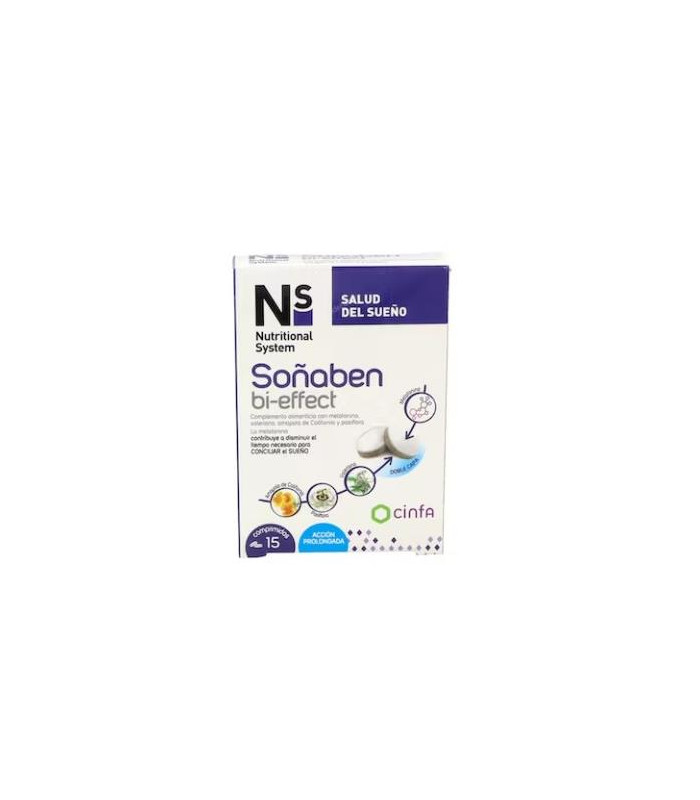 NS SOÑABEN BI-EFFECT MELATONINA 1,85mg 15 comp