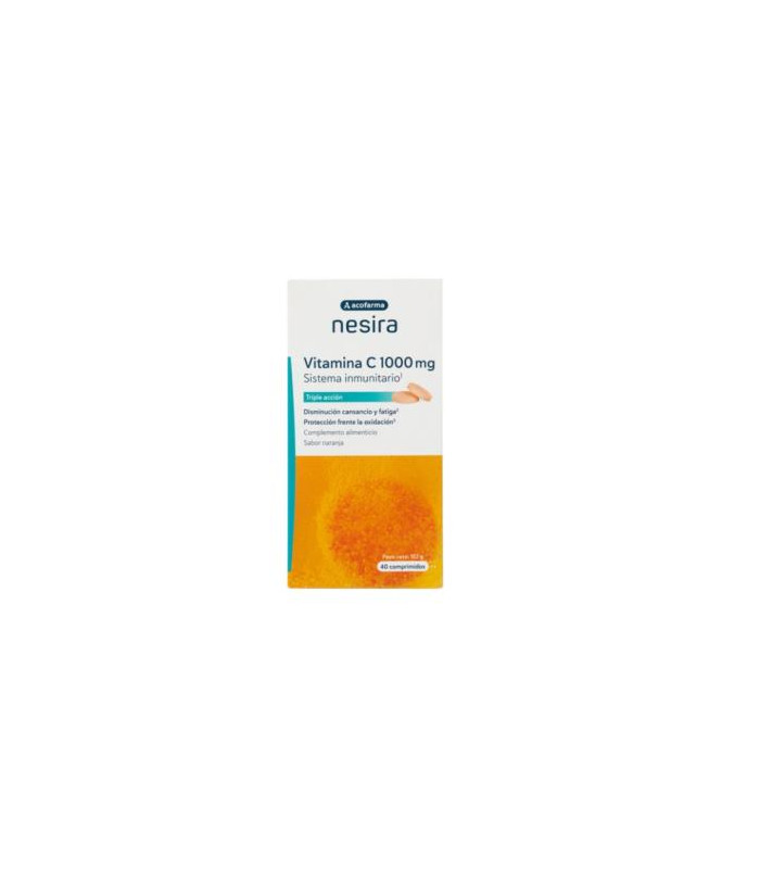 NESIRA VITAMINA C 1000mg 40comp eferv naranja