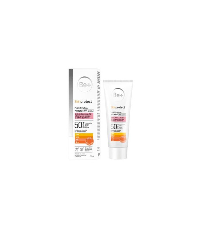 BE+  MINERAL FACIAL P/INTOL spf 50+ FLUIDO 50ml