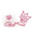 ACOFARBABY CADENITA Y CHUPETE SILI 0-6m rosa 1un**